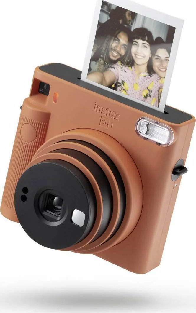 20201022104640_fujifilm_instax_square_sq_1_terracotta_orange Fujifilm Instax Square SQ 1 Instant Φωτογραφική Μηχανή Terracotta Orange - Image 1