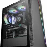 Thermaltake H350 TG RGB Gaming Midi Tower Κουτί Υπολογιστή με Πλαϊνό Παράθυρο Μαύρο