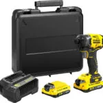 Stanley Fatmax Κατσαβίδι Μπαταρίας Brushless 18V 2x2Ah SFMCF820D2K
