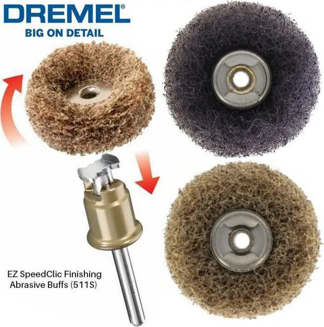 20201027155611_dremel_leiantiko_finirismatos_speedclic_me_kokkosi_180_kai_280_511s Dremel Speedclic 511S Συρματόβουρτσα για Δράπανο Σετ 2τμχ - Image 1