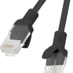 Lanberg U/UTP Cat.6 Καλώδιο Δικτύου Ethernet 10m Μαύρο 1τμχ PCU6-10CC-1000-BK