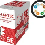 A-LAN U/UTP Cat.5e Καλώδιο Δικτύου Ethernet χωρίς ακροδέκτες 305m Μαύρο 1τμχ KIU5OUTS305Q
