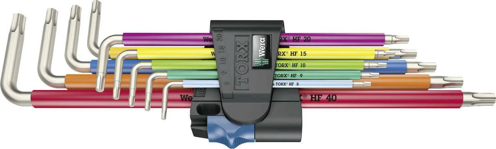 Wera Σετ 9 Κλειδιά Torx σε Σχήμα L 3967/9 TX SXL Multicol. HF Stainless 05022689001 - Image 1