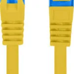 Lanberg S/FTP Cat.6a Καλώδιο Δικτύου Ethernet 3m Κίτρινο 1τμχ PCF6A-10CC-0300-Y
