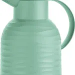 Emsa Samba Wave Vacuum Jug Quick Press Κανάτα Θερμός Πλαστικό 1lt Τιρκουάζ 3100600286