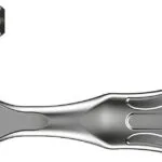 Wera Καστάνια 8001 A Zyklop Mini 60 Δοντιών με Καρέ 1/4" Μήκους 8.7εκ. 05073230001