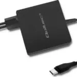 Qoltec USB-C Universal Φορτιστής Laptop 90W 20.3V 4.5A με Αντάπτορα Τροφοδοσίας 51741