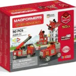 Magformers Μαγνητικό Παιχνίδι Κατασκευών Σετ Πυροσβεστική 50 Τεμάχια για Παιδιά 3+ Ετών MF717003
