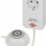 Brennenstuhl Eco Line Comfort Switch Μονόπριζο με Διακόπτη και Καλώδιο 5m 1508220