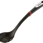 Tefal Ingenio Βαθιά Κουτάλα Ζυμαρικών Τρυπητή από Νάυλον Μαύρη 39.6cm K2060214