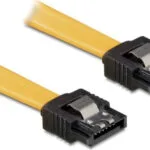 DeLock 7-Pin SATA II - 7-Pin SATA II Cable 30cm Κίτρινο (82473)