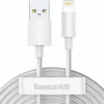 Baseus Wisdom Regular USB to Lightning Cable Λευκό 1.5m