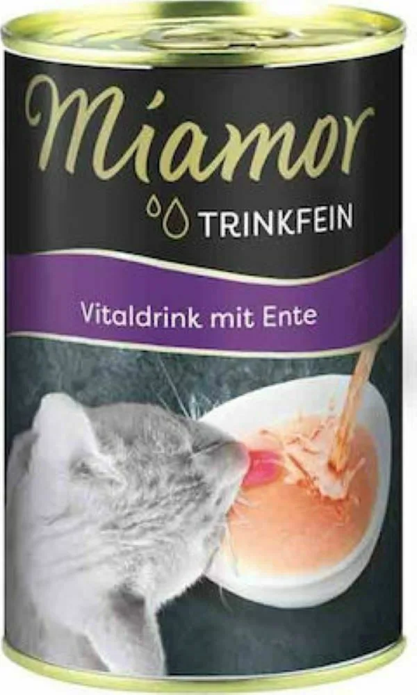 20201126164239_miamor_trinkfine_papia_135gr Miamor TrinkFine Υγρή Τροφή για Ενήλικες Γάτες σε Κονσέρβα με Πάπια 135gr 4922 - Image 1