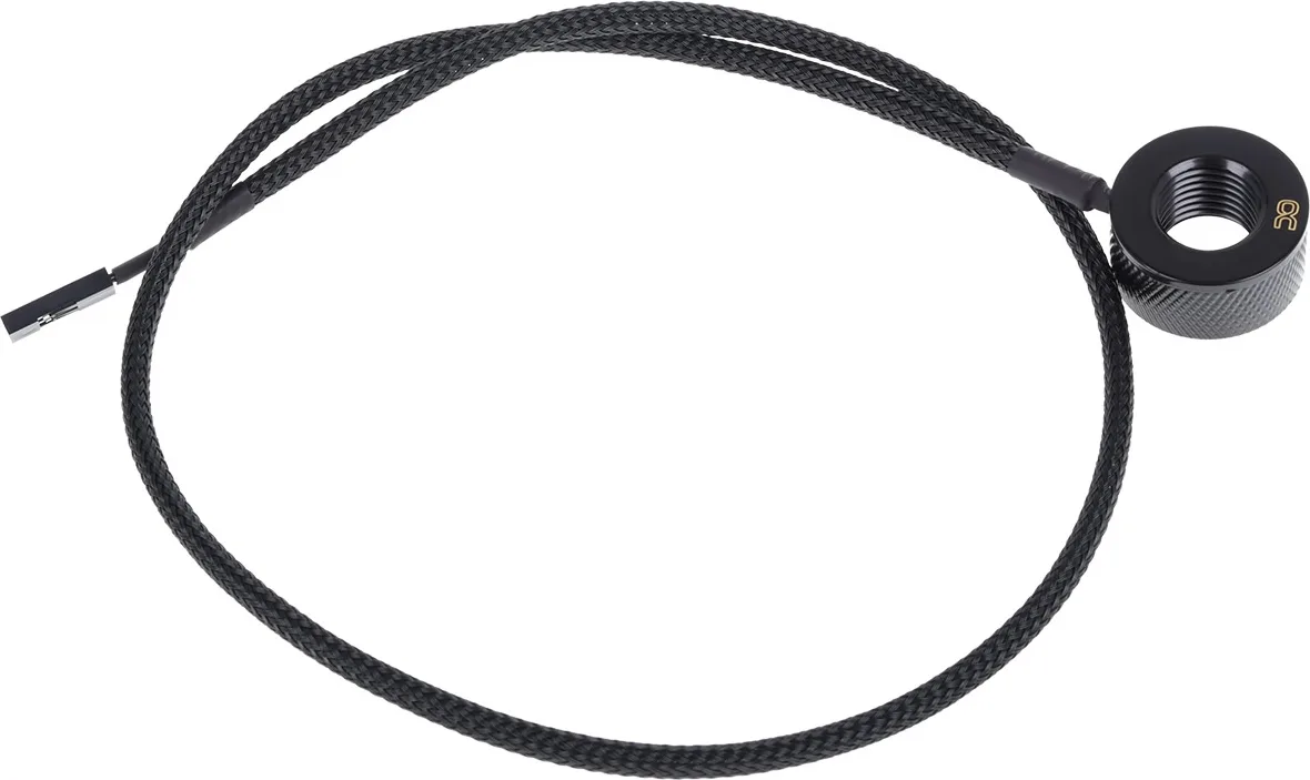 Alphacool Eiszapfen Temperature Sensor G1/4 IG/IG mit AG Adapter Μαύρο 17363 - Image 1