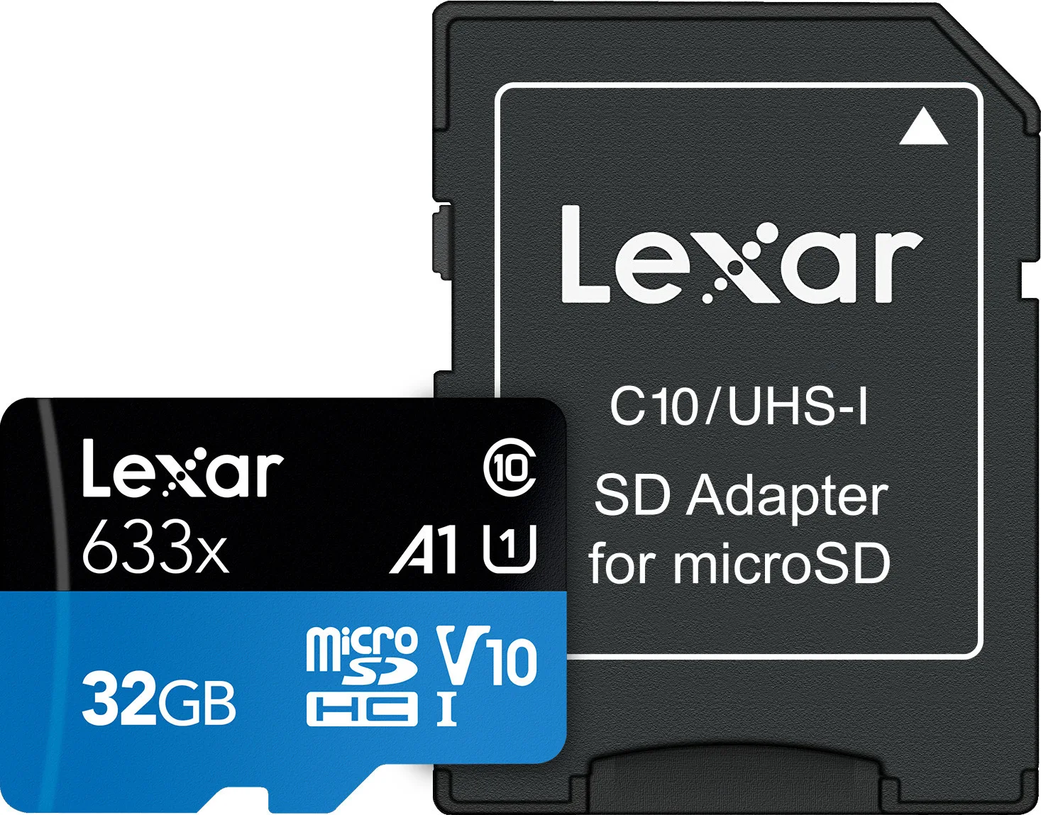 Lexar High-Performance 633x microSDHC 32GB Class 10 U3 V30 A2 UHS-I με αντάπτορα - Image 1