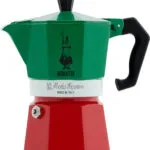 Bialetti Moka Express Tricolore 0005323/NP Μπρίκι Espresso 6cups Πράσινο