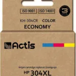 Actis Συμβατό Μελάνι Εκτυπωτή InkJet HP 304XL N9K07AE 18ml Πολλαπλό (Color) 1τμχ KH-304CR