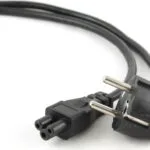 Gembird Schuko - IEC C5 Cable 1m Μαύρο PC-186-ML12-1M