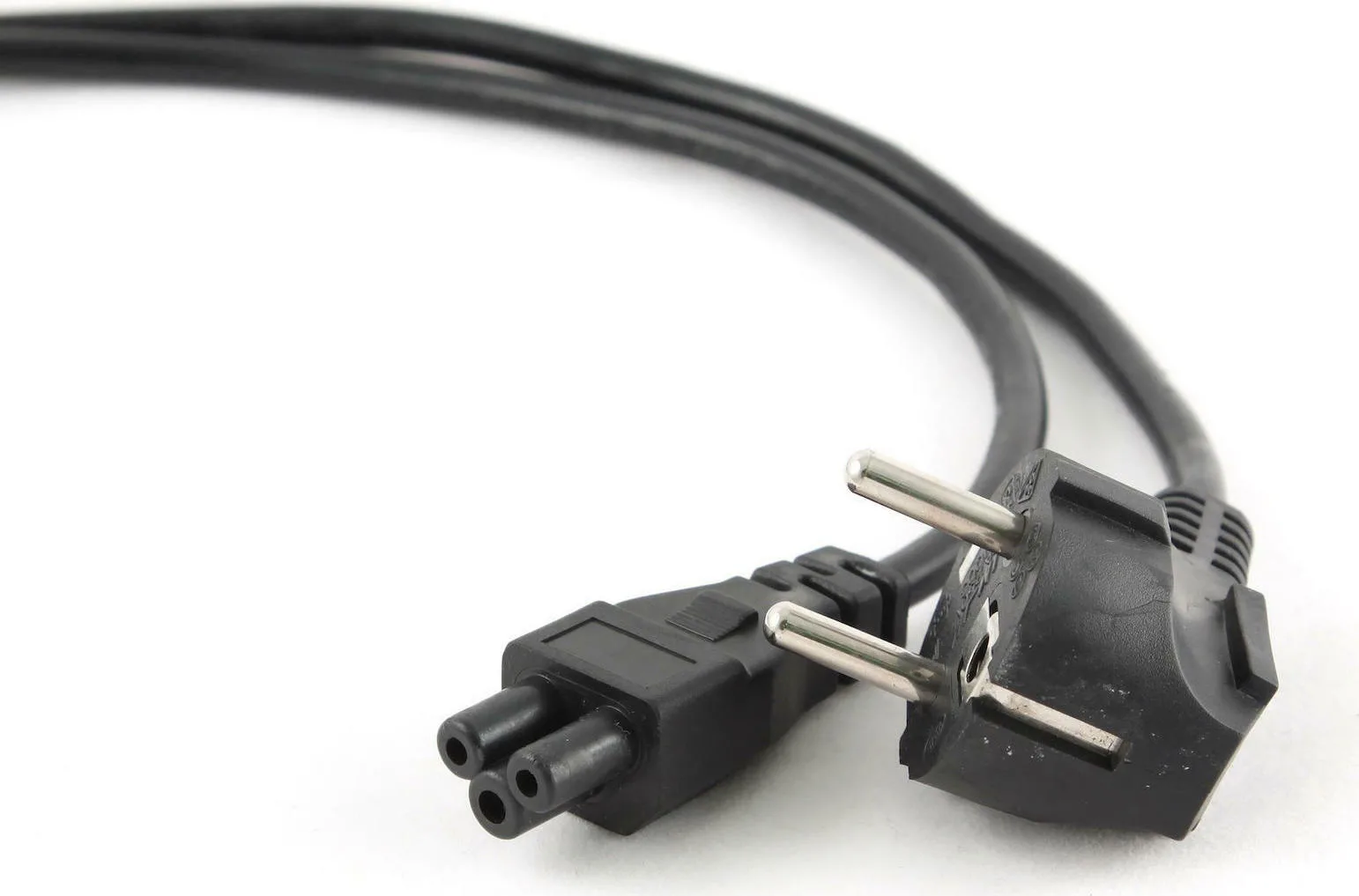 Gembird Schuko - IEC C5 Cable 1m Μαύρο PC-186-ML12-1M - Image 1