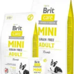 Brit Care Mini Grain Free Adult 2kg Ξηρά Τροφή χωρίς Σιτηρά & Γλουτένη για Ενήλικους Σκύλους Μικρόσωμων Φυλών με Αρνί