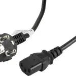 Lanberg IEC C13 - Schuko Cable 5m Μαύρο CA-C13C-11CC-0050-BK