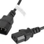 Lanberg IEC C13 - IEC C14 Cable 1.8m Μαύρο CA-C13E-10CC-0018-BK