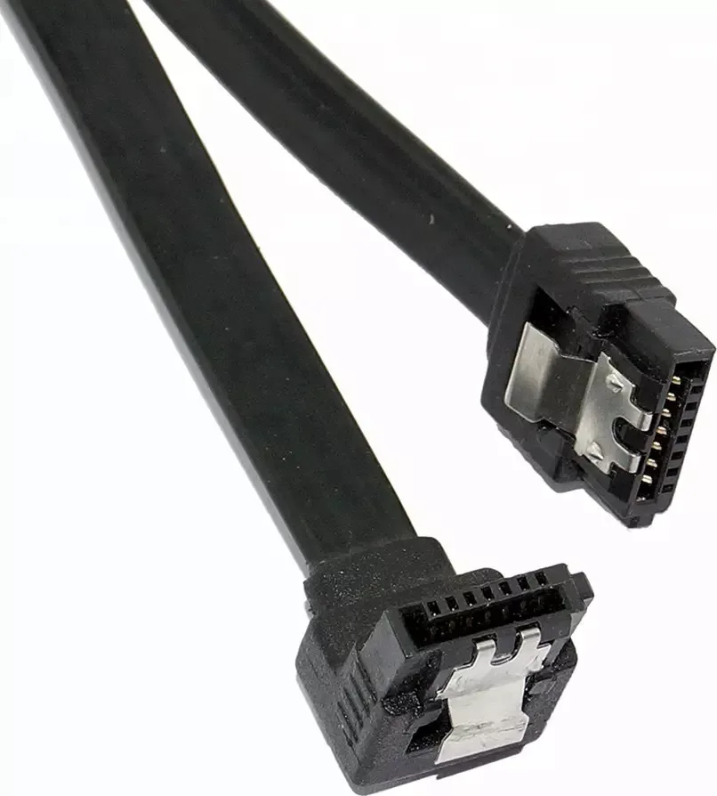 Lanberg 7-Pin SATA III - 7-Pin SATA III Cable 50cm Μαύρο (CA-SASA-13CU-0050-BK) - Image 1