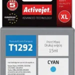 Active Jet Συμβατό Μελάνι Εκτυπωτή InkJet Epson T1292 15ml Κυανό 1τμχ AE-1292N