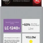 Active Jet Συμβατό Μελάνι Εκτυπωτή InkJet Brother LC-1240Y 12ml Κίτρινο