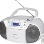 Sencor Φορητό Ηχοσύστημα SPT 3907 SPT 3907 W με Bluetooth / CD / MP3 / USB / Κασετόφωνο / Ραδιόφωνο White σε Λευκό Χρώμα