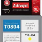 Active Jet Συμβατό Μελάνι Εκτυπωτή InkJet Epson T0804 13.5ml Κίτρινο 1τμχ AE-804N