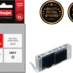 Active Jet Συμβατό Μελάνι Εκτυπωτή InkJet Canon CLI-571XL 12ml Γκρι 1τμχ ACC-571GNX