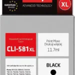 Active Jet Συμβατό Μελάνι Εκτυπωτή InkJet Canon CLI-581XL 11.7ml Μαύρο 1τμχ ACC-581BNX