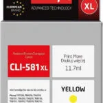 Active Jet Συμβατό Μελάνι Εκτυπωτή InkJet Canon CLI-581XL 11.7ml Κίτρινο