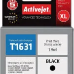 Active Jet Συμβατό Μελάνι Εκτυπωτή InkJet Epson T1631 18ml Μαύρο 1τμχ AE-16BNX