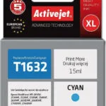 Active Jet Συμβατό Μελάνι Εκτυπωτή InkJet Epson T1632 15ml Κυανό 1τμχ AE-16CNX
