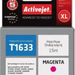 Active Jet Συμβατό Μελάνι Εκτυπωτή InkJet Epson T1633 15ml Ματζέντα 1τμχ AE-16MNX