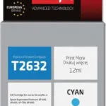 Active Jet Συμβατό Μελάνι Εκτυπωτή InkJet Epson T2632 12ml Κυανό 1τμχ AE-2632N
