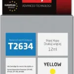 Active Jet Συμβατό Μελάνι Εκτυπωτή InkJet Epson T2634 12ml Κίτρινο 1τμχ AE-2634N