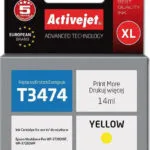 Active Jet Συμβατό Μελάνι Εκτυπωτή InkJet Epson T3474 14ml Κίτρινο 1τμχ AE-34YNX