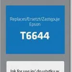 Active Jet Συμβατό Μελάνι Εκτυπωτή InkJet Epson T6644 100ml Κίτρινο 1τμχ AE-664Y