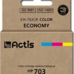 Actis Συμβατό Μελάνι Εκτυπωτή InkJet HP 703 CD888AE 12ml Πολλαπλό (Color) 1τμχ KH-703CR