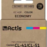 Actis Συμβατό Μελάνι Εκτυπωτή InkJet Canon CL-41/CL-51 18ml Πολλαπλό (Color) 1τμχ KC-41R