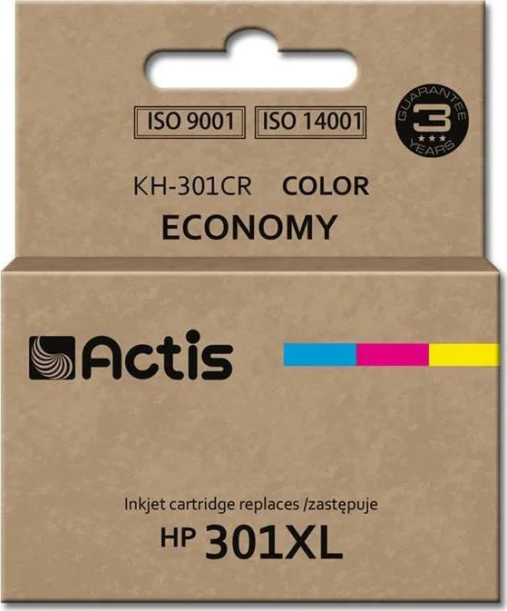20210114164421_actis_symvato_melani_hp_301xl_pollaplo_color Actis Συμβατό Μελάνι Εκτυπωτή InkJet HP 301XL CH564EE 18ml Πολλαπλό (Color) - Image 1