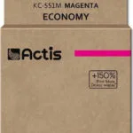 Actis Συμβατό Μελάνι Εκτυπωτή InkJet Canon CLI-551MXL 12ml Ματζέντα 1τμχ KC-551M