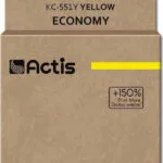 Actis Συμβατό Μελάνι Εκτυπωτή InkJet Canon CLI-551YXL 12ml Κίτρινο 1τμχ KC-551Y