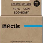 Actis Συμβατό Μελάνι Εκτυπωτή InkJet Epson T0712 13.5ml Κυανό 1τμχ KE-712