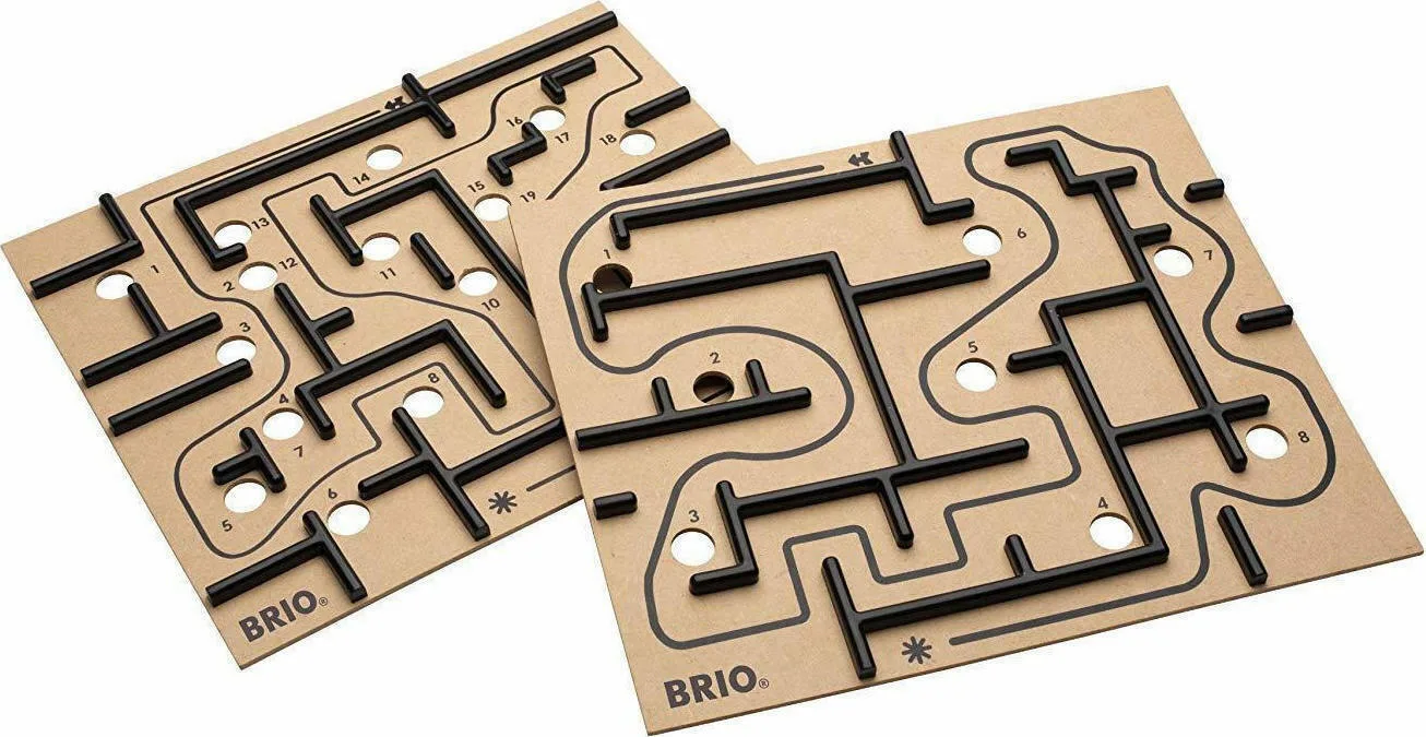 20210119112131_brio_toys_labyrinth_boards_34030 Brio Toys Ξύλινο Επιτραπέζιο Φλιπεράκι Labyrinth Boards 34030 - Image 1