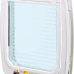 Ferplast Swing 15 Πόρτα Σκύλου & Γάτας 41.2x48.2x9.6εκ. από Πλαστικό σε Λευκό Χρώμα 41.2 x 48.2 x 48.2εκ. 72108011