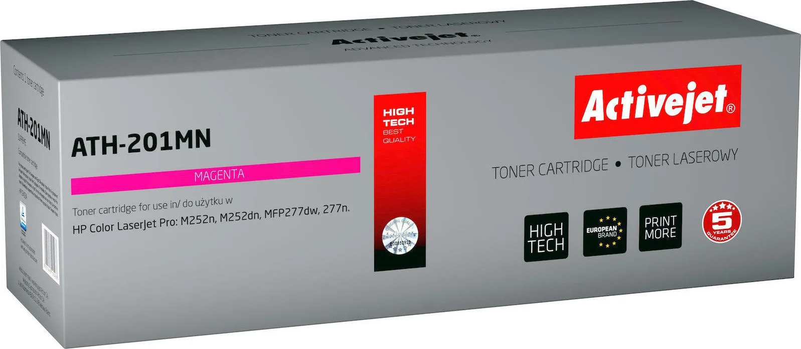 20210119153252_active_jet_symvato_toner_hp_cf403a Active Jet Συμβατό Toner για Laser Εκτυπωτή HP 201A CF403A 1400 Σελίδων Ματζέντα - Image 1